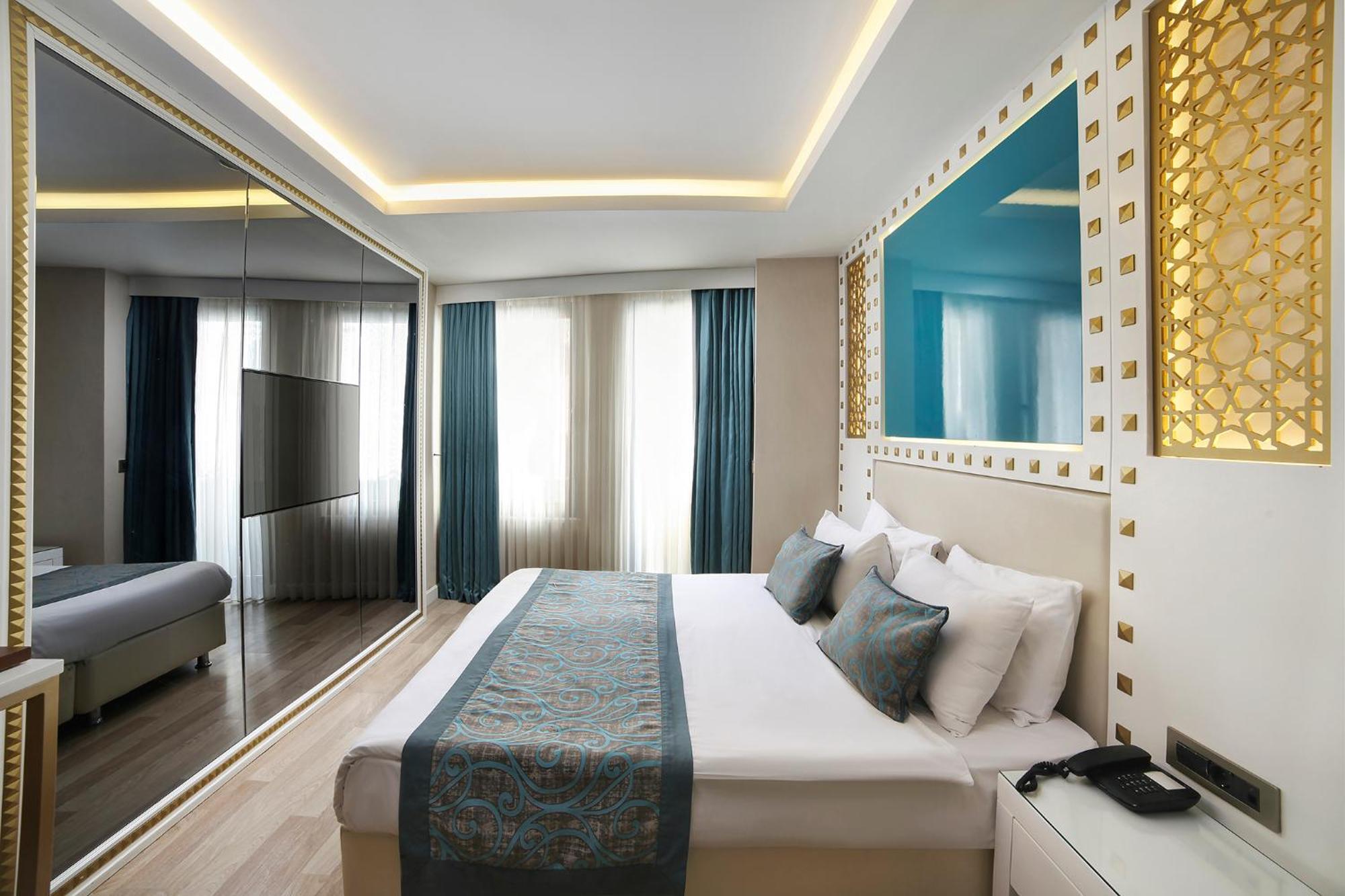 Great Fortune Hotel & Spa Istanbul Luaran gambar A bedroom at the hotel